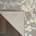 thumbnail image 4 of Nourison Bliss Modern Botanical Grey 5'3" x 7'3" Area Rug, (5' x 7'), 4 of 6