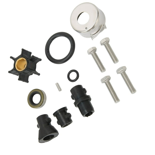 Water Pump Impeller Repair Kit, Rugged 18-3327 Antirust Aluminum Alloy High Temp Resistant For Johnson 9.9hp 15hp