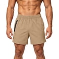 thumbnail image 2 of Aimik Mens Sports Shorts Contrast Zip Pocket Elastic Waist Mens Running Shorts Summer Quick Dry Sport Shorts for Gym or Running, 2 of 6