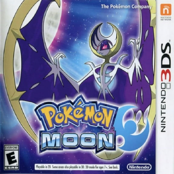 Restored Pokemon Moon (Nintendo 3ds, 2016) RPG Game (Refurbished)
