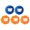 3 Orange 2 Blue, variant on Laundry Balls 3-10pcs Laundry Balls Pet Hair Remover Reusable Balls Washing Machine Filter Removes Lint From Clothes Ball Catch