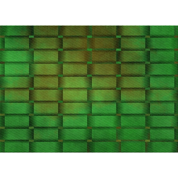 Ahgly Company Machine Washable Indoor Rectangle Transitional Deep Emerald Green Area Rugs, 3' x 5'