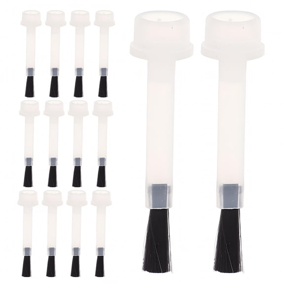 RAGUPEL 100pcs Nail Art Replacement Applicators Brush Nail Polish Brush Liquid Brush Manicure Tools