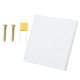 thumbnail image 1 of Interruptor de pared de 2 bandas con indicador Panel de vidrio templado Interruptor de luz de pantalla táctil 110-240 VCA Blanco, 1 of 8