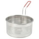 thumbnail image 3 of 304 Stainless Steel Round Deep Fryer Basket With Handle - Ideal For French Fries, Onion Rings, Chicken, Pasta - Medium Size (18cm), 3 of 5
