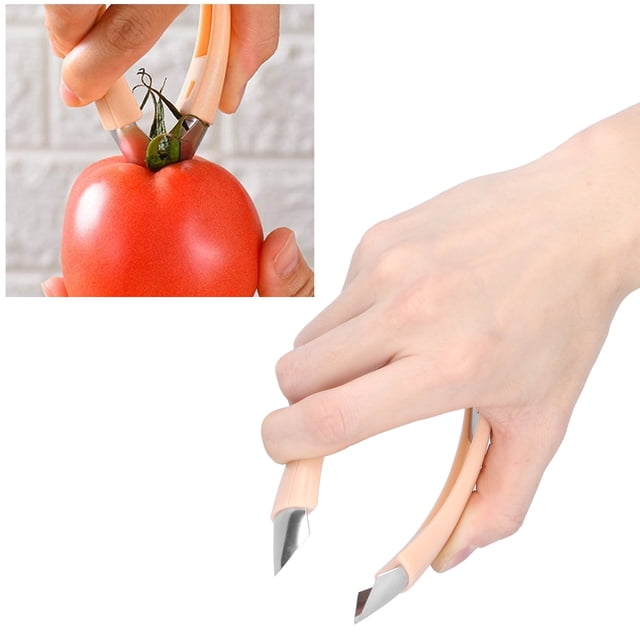 Core Remover, Fruit Corer, Portable Stainless Steel and Plastic Flexible for Potatoes Carrots