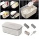 thumbnail image 3 of Bandejas para cubitos de - Cubitos de de liberación, de de almacenamiento de cubitos de con bloqueo blanco perfecl Bandeja de hielo, 3 of 8