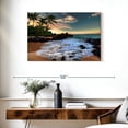 thumbnail image 3 of Elephant Stock Maui Makena Cove Beach Wall Art - Horizontal Canvas Wall Art - Living Room Wall Decor - Beach Canvas - Brown And Blue Decor - 36" x 24", 3 of 8