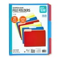 thumbnail image 5 of (3 pack) Pen+Gear File Folders, Letter Size, Assorted Colors, 25 Count, 5 of 8