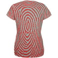 thumbnail image 2 of Fingerprint Pattern All Over Womens T-Shirt - 2X-Large, 2 of 2