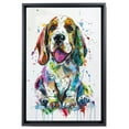 thumbnail image 2 of Basset Fauvede Bretagne Canvas Wall Art, Modern Cute Colorful Basset Fauvede Bretagne Canvas Dog Art Pictures Wall Decor for Kids Bedroom Decoration Unframed 8x12 inches, 2 of 5