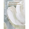 thumbnail image 4 of Gray and White Floral Wall Art Textured Flowers Painting Canvas Neutral Prints Aesthetic Botanical Wall Decor Nature Pictures Living Room Bedroom Bathroom Office （Only canvas）, 4 of 6