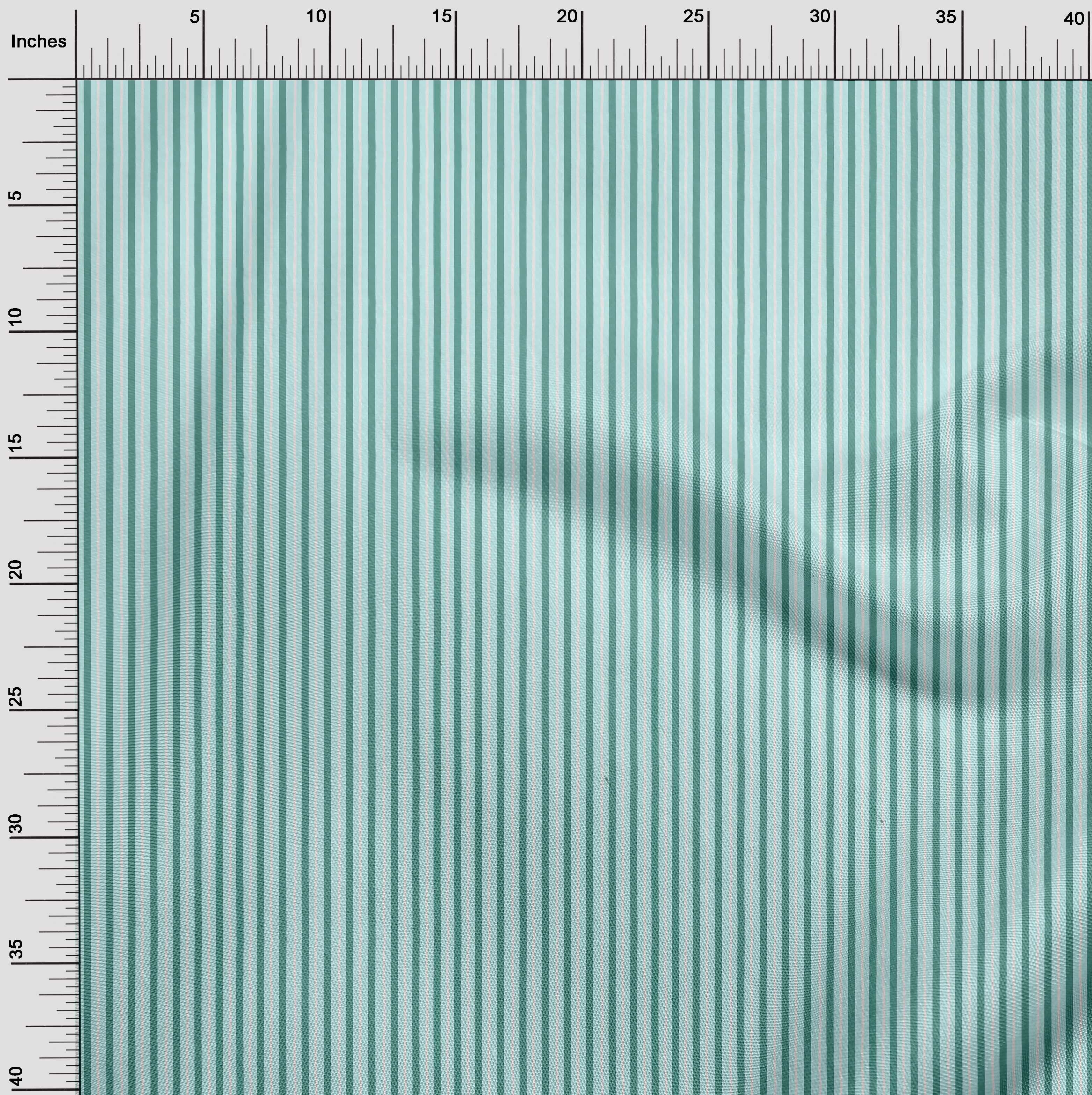 oneOone Viscose Jersey Baby Blue Fabric Stripe Block Quilting Supplies Print Sewing Fabric By The Yard 60 Inch Wide