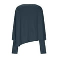 thumbnail image 5 of Off The Shoulder Sweater Sevevn Women's Off Shoulder Loose Long Sleeved Knitted Sweater, 5 of 6