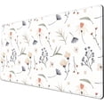 thumbnail image 2 of armdgodx White Flowers & Grass Mouse Pad, White, 2 of 6