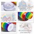 thumbnail image 6 of zilaii 2 Pcs Rainbow Pride Tumbler Gay Pride Lesbian LGBT Gift 20oz Insulated Rainbow Striped Coffee Cup with Lid Straw Brush for Women Men LGBT Awareness Month Gifts, 6 of 6