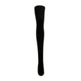 thumbnail image 3 of ZAXARRA Female Knitted Stocking Solid Color Thigh High Socks Long Tube Socks, 3 of 9