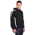thumbnail image 4 of Sport-TekÂ® Sleeve Stripe Pullover Hooded Sweatshirt. ST265, 4 of 6