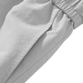 thumbnail image 3 of fatyb Mens Hiking Cargo Shorts Elastic Waist with Belt Lightweight Outdoor Fishing Casual Work Shorts, 3 of 7