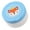Blue Foxes, variant on Infant Powder Puff Container Toddler Powder Puff Holder Gentle Care Easy to Carry for Sensitive Skin for Bath Time