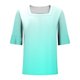thumbnail image 3 of Blusas de Manga Corta para las Mujeres, Moda Verano Impreso, Blusas de Cuello Redondo, Chaqueta de Manga Corta para las Mujeres, 3 of 6