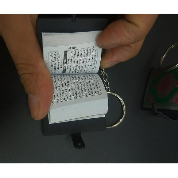 Mini Ark Quran Keychain Fashion Arabic The Koran Pendant Car For Key Ring Decor