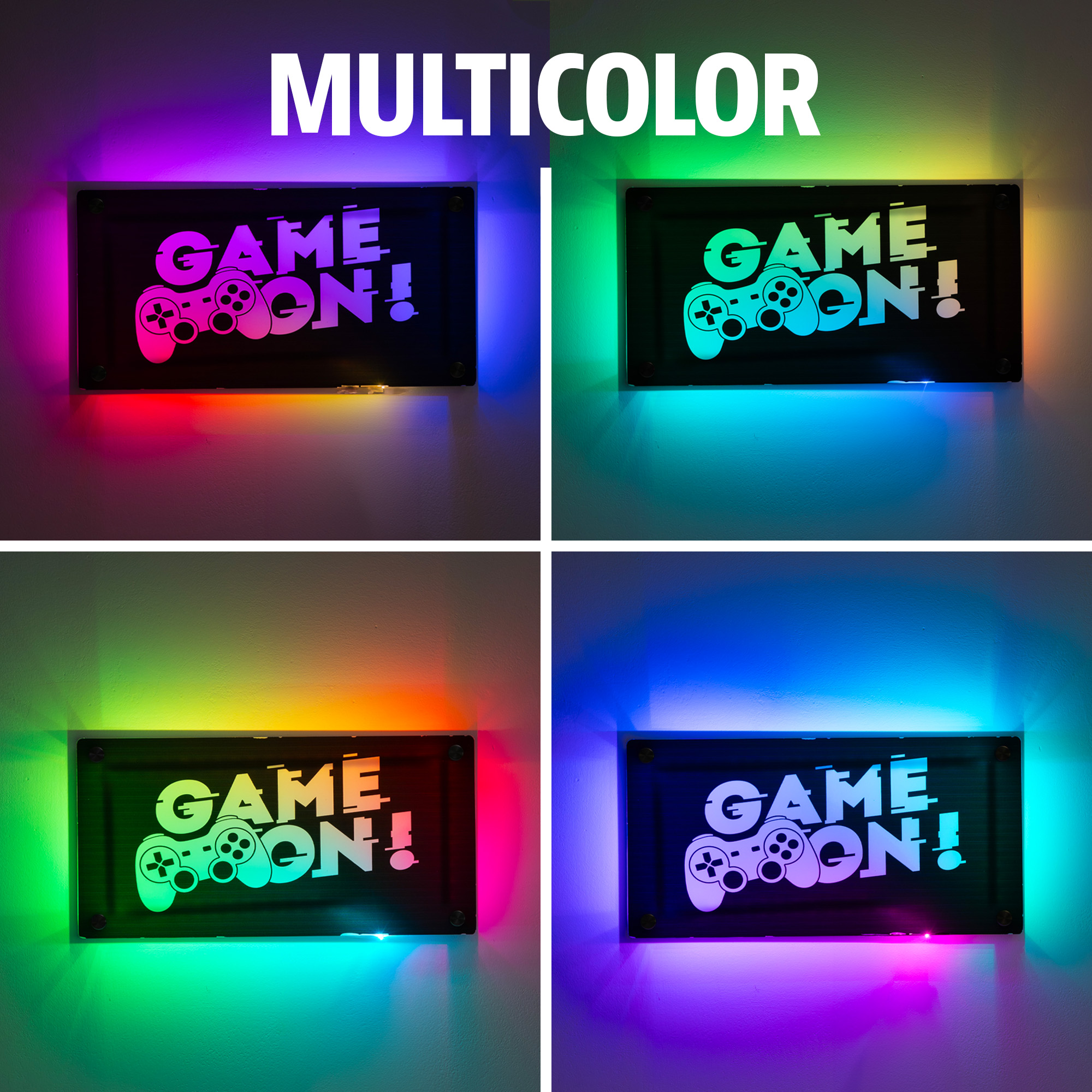BrightSide "Game On!" RGBIC Wall Mounted Neon Sign photo 4