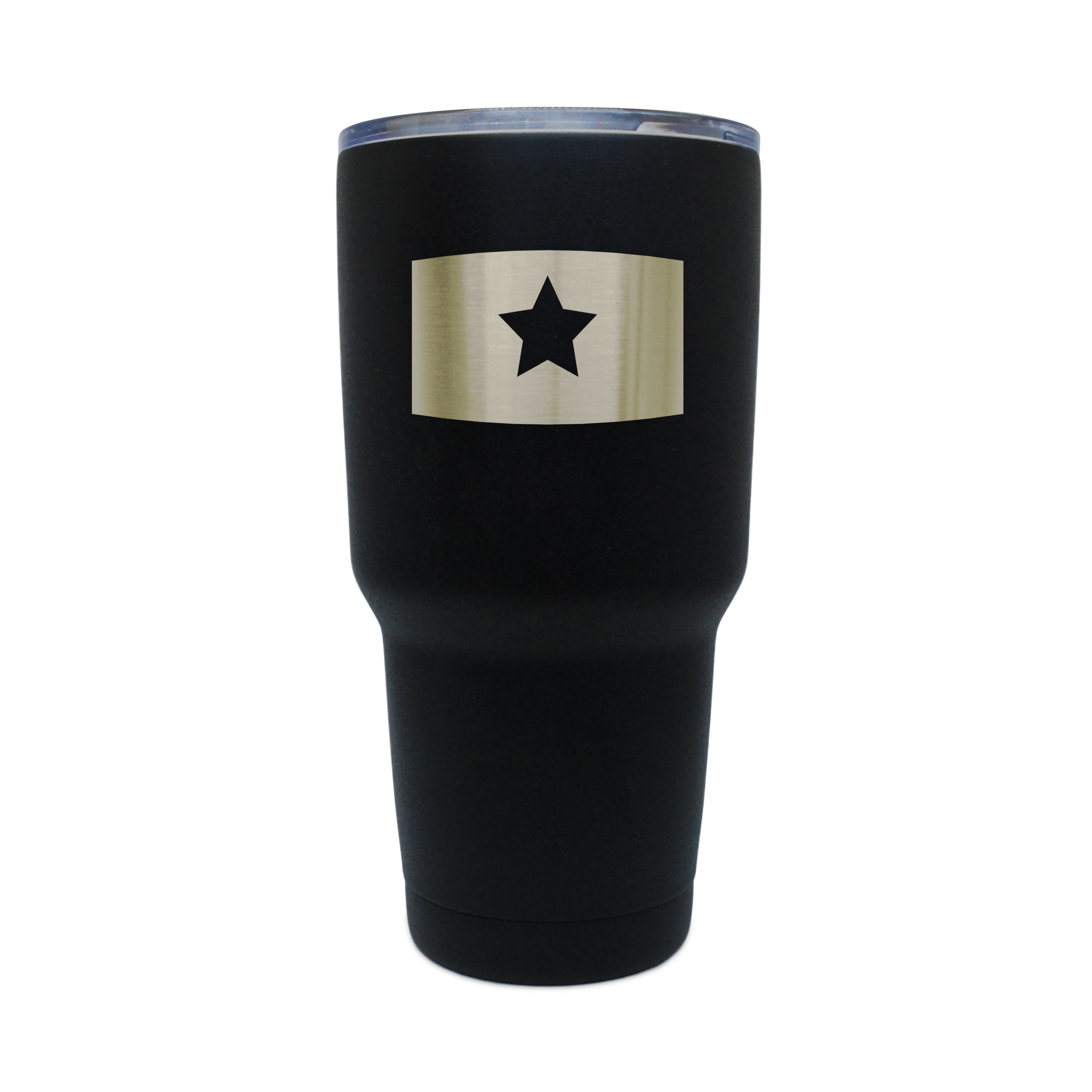 Vietnam Flag Black Stainless Steel Tumbler, 30 Oz Insulated Tumbler, Laser... by BigSpool Distributors