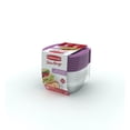thumbnail image 3 of Rubbermaid TakeAlongs 669-mL (2.9-Cup) Square Food Storage Containers, Special-Edition Orchid Purple, 8-Pack, 3 of 3