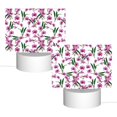 thumbnail image 2 of Hirioo Orchids Flowers for Rectangular Acrylic with Night Light Best Gifts for Lover Girl Mom, Valentine's Day Anniversary Birthday Wedding Present, 2 of 9