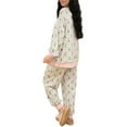 thumbnail image 3 of Christmas Pajamas for Women Matching Long Sleeve Holiday Pjs Loungewear 2 Piece Lounge Sets S-XXL, 3 of 9