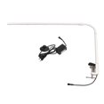 thumbnail image 2 of LED Clip On Desk Lamp 350 Degree Rotating Flexible Gooseneck 3 Temp Color Adjustable Beauty Lamp 3000‑6500K 110‑240V White EU Plug, 2 of 5