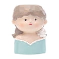 thumbnail image 4 of Maceta para niña, bonita escultura decorativa, regalo novedoso para decoración del hogar Chica pulpo, 4 of 9