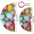 thumbnail image 3 of GZHJMY Easter Eggs Christmas Tree Skirt 48", Easter Tree Skirt Double Layers Polyester Easter Tree Skirt for Easter Holiday Party Decoration, 3 of 5
