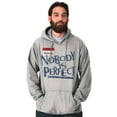 thumbnail image 5 of Nobody is Perfect Saying Sarcastic Hoodie Sweatshirt Women Men Brisco Brands X, 5 of 6