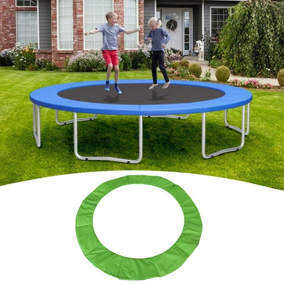 BKER Tapis de Trampoline Extérieur pour Enfants en Polyéthylène Tapis de Saut Durable Résistant aux Déchirures Conception Pliable pour Enfants de 8 Ans et Plus