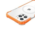 thumbnail image 3 of Mantto Case For iPhone 13 Pro Magnetic [Support Magsafe Charger] Wireless Anti-Scratch Shockproof Clear Four Corner Cushion Durable Anti-Dropping Full Body Protection Cover, Orange, 3 of 7