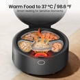 thumbnail image 3 of Invengo Smart Automatic Cat Feeder with Cooling & Heating, Wet & Dry Food Dispenser with 3MP Camera, App Control, Touch Screen, 5 Meal Timer, Black, 3 of 10