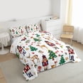 thumbnail image 3 of Homewish Cartoon Nutcracker 3 Pieces Queen Comforter Set for Kids Children Teens,Merry Christmas Tree Ultra Soft Bedding Sets,Happy Xmas Deer Bedding Comforter Set Breathable,Ultra Soft Home Decor, 3 of 8