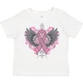 thumbnail image 3 of Inktastic Breast Cancer Cool Wings Boys or Girls Toddler T-Shirt, 3 of 5