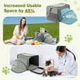 thumbnail image 5 of Monasem Expandable Pet Carrier, Airline Approved Collapsible Soft-Sided Carrier for Cats, Puppies, and Small Dogs (19"x 13"x 13"), 5 of 9
