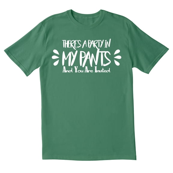 TotallyTorn There Is A Party In My Pants And You Are Invited Novelty Sarcastic Funny Mens Graphic T Shirts