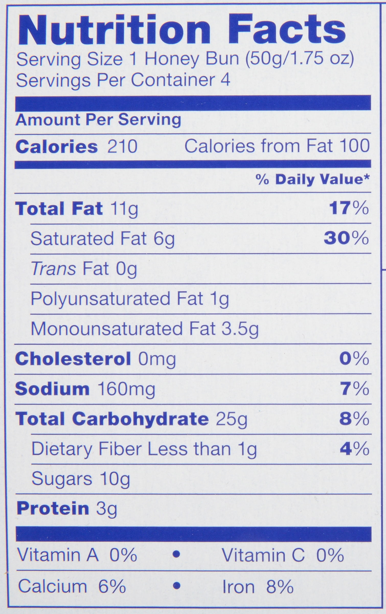 34 Honey Bun Nutrition Label Label Design Ideas 2020