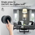 thumbnail image 2 of Mistaha Smart Knob for Zigbee Home Automation with Wireless Rotary Button, Dimmable Switch, and Timer Function - Black, 2 of 6
