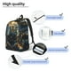thumbnail image 3 of Balery Forest Meditating Tiger Mochila Clásica Impresa Básica para Viaje, Mochila Escolar Resistente al Agua, Mochila de Lona con Correas Ajustables-Small, 3 of 5