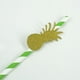 thumbnail image 2 of 24 pajitas de papel para fiesta hawaiana, decorativas, para mesa de fiesta luau, barbacoa, temática hawaiana (piña, flamenco y cocotero)., 2 of 6