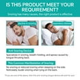 thumbnail image 3 of GENKENT Anti Snoring Tongue Device Silicone Sleep Apnea Aid Stop Snore Sleeve, 3 of 8