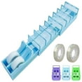 thumbnail image 1 of Desktop Tape Dispenser For Wrapping & Crafts | Prepares 18 Tape Strips Fast | Free Compact Heavy Duty | Standard Washi & Double Sided Tape With 2 Tape, 1 of 9
