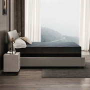 MLILY Ego Black King Size Mattress, 14 inch Cooling Gel Memory Foam Mattress in a Box, Firm