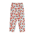 thumbnail image 5 of Xecao Strawberries Women's Straight Lounge Pajama Pants: The Epitome of Relaxed Sleepwear, 5 of 9